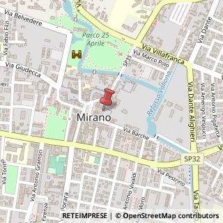 Mappa Via Errera, 3, 30035 Mirano, Venezia (Veneto)