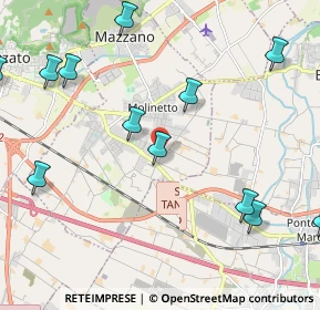 Mappa Via Giovanni Boccaccio, 25080 Mazzano BS, Italia (2.67417)