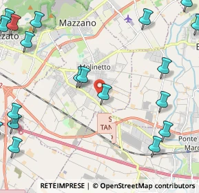 Mappa Via Giovanni Boccaccio, 25080 Mazzano BS, Italia (3.3)