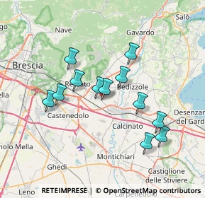 Mappa Via Giovanni Boccaccio, 25080 Mazzano BS, Italia (6.26333)