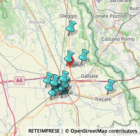 Mappa Tangenziale Est, 28062 Cameri NO, Italia (6.055)