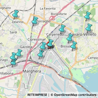 Mappa Piazza Ventisette Ottobre, 30100 Venezia VE, Italia (2.24571)
