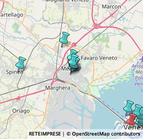Mappa Via Antonio Lazzari, 30174 Venezia VE, Italia (5.00188)