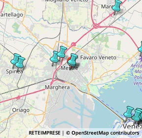 Mappa Via Antonio Lazzari, 30174 Venezia VE, Italia (6.402)