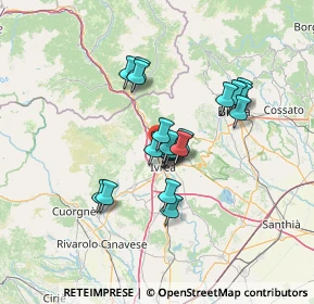 Mappa SS 26, 10016 Montalto Dora TO (10.315)