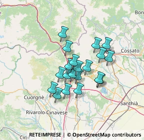 Mappa SS 26, 10016 Montalto Dora TO (9.7635)