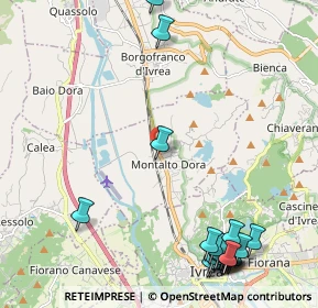 Mappa SS 26, 10016 Montalto Dora TO (3.021)