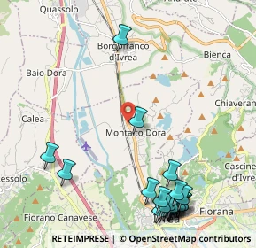 Mappa SS 26, 10016 Montalto Dora TO (2.8325)