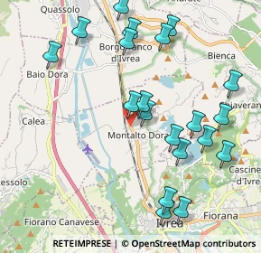 Mappa SS 26, 10016 Montalto Dora TO (2.2165)