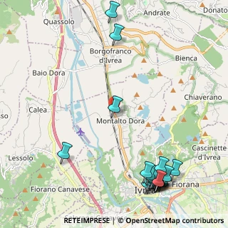 Mappa SS 26, 10016 Montalto Dora TO (3.021)
