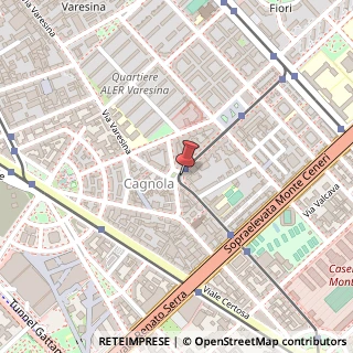 Mappa Via Pacinotti Antonio, 8, 20155 Milano, Milano (Lombardia)