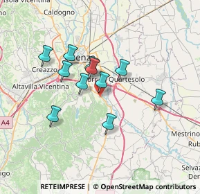 Mappa Via Bugano, 36023 Bugano VI, Italia (5.58273)