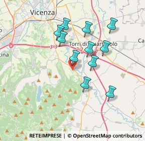 Mappa Via Bugano, 36023 Bugano VI, Italia (3.21182)