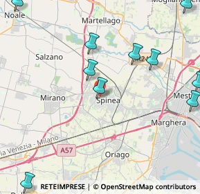 Mappa Via Torcello, 30038 Spinea VE, Italia (5.77364)