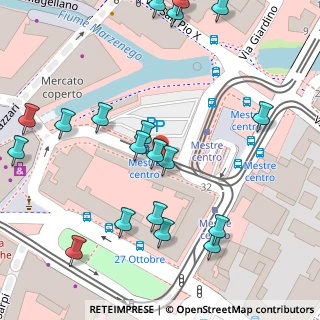 Mappa Mestre centro, 30100 Venezia VE, Italia (0.07789)