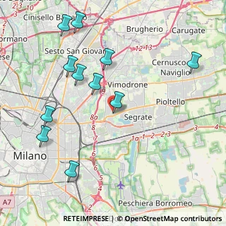 Mappa Via Alessandro Volta, 20090 Segrate MI, Italia (4.66273)