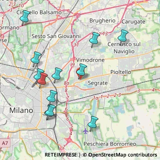 Mappa Via Alessandro Volta, 20090 Segrate MI, Italia (4.67917)
