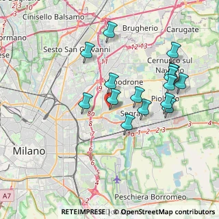 Mappa Via Alessandro Volta, 20090 Segrate MI, Italia (3.685)