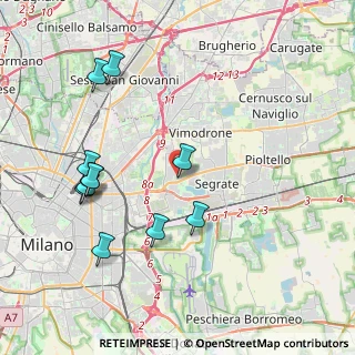 Mappa Via Alessandro Volta, 20090 Segrate MI, Italia (4.29273)