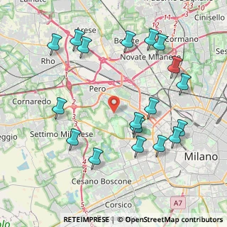 Mappa Via Ottone Rosai, 20151 Milano MI, Italia (4.54444)