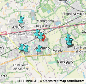 Mappa Via Kennedy, 20018 Sedriano MI, Italia (1.87091)