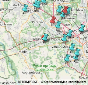 Mappa Via Kennedy, 20018 Sedriano MI, Italia (9.6985)