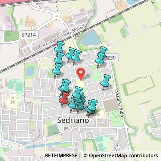 Mappa Via Kennedy, 20018 Sedriano MI, Italia (0.3755)