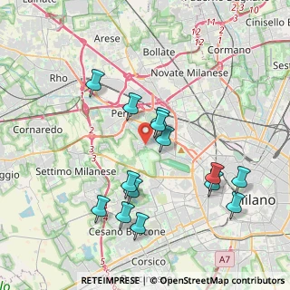 Mappa Via Mafalda di Savoia, 20151 Milano MI, Italia (3.89857)