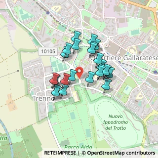 Mappa Via Mafalda di Savoia, 20151 Milano MI, Italia (0.32917)