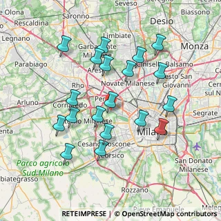 Mappa Via Mafalda di Savoia, 20151 Milano MI, Italia (7.26263)