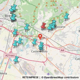 Mappa Via Paolo VI, 25086 Rezzato BS, Italia (5.127)