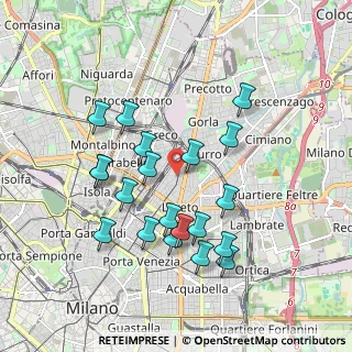 Mappa Via Nino Oxilia, 20125 Milano MI, Italia (1.7895)