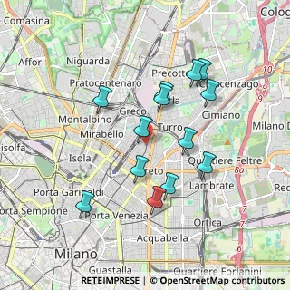 Mappa Via Nino Oxilia, 20125 Milano MI, Italia (1.66308)