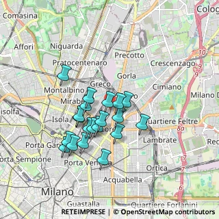 Mappa Via Nino Oxilia, 20125 Milano MI, Italia (1.4505)