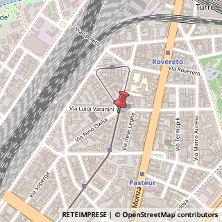Mappa Via Giulio e Corrado Venini,  64, 20127 Milano, Milano (Lombardia)