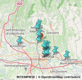 Mappa Via Giuseppe Verdi, 37024 Montericco VR, Italia (5.47462)