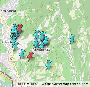 Mappa Via Giuseppe Verdi, 37024 Montericco VR, Italia (0.91154)