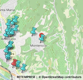 Mappa Via Giuseppe Verdi, 37024 Montericco VR, Italia (1.522)