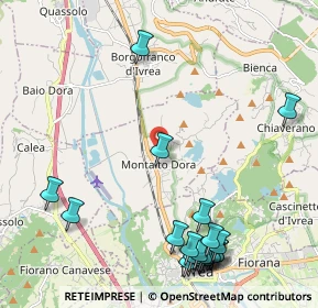 Mappa Vicolo Roma, 10016 Montalto Dora TO, Italia (2.782)