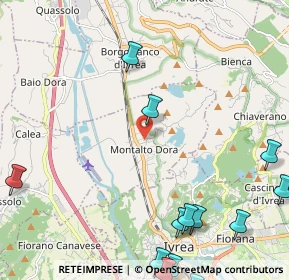 Mappa Vicolo Milano, 10016 Montalto Dora TO, Italia (3.21385)