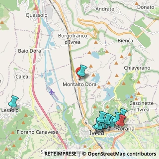 Mappa Vicolo Milano, 10016 Montalto Dora TO, Italia (2.93545)