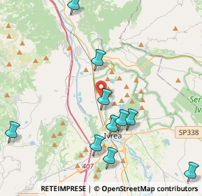 Mappa Vicolo Roma, 10016 Montalto Dora TO, Italia (5.10727)