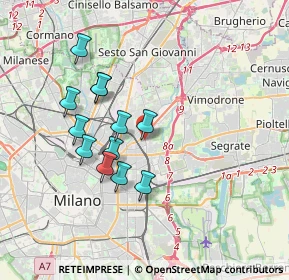 Mappa Via Carnia, 20132 Milano MI, Italia (3.16583)