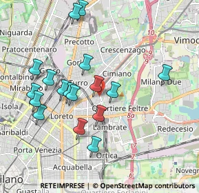 Mappa Via Carnia, 20132 Milano MI, Italia (1.92294)