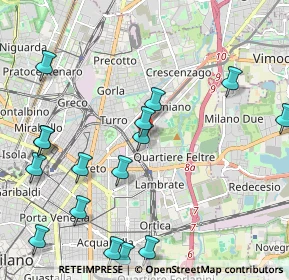 Mappa Via Carnia, 20132 Milano MI, Italia (2.56125)