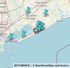 Mappa Via Cavalieri di Vittorio Veneto, 30016 Lido di Jesolo VE, Italia (9.01182)