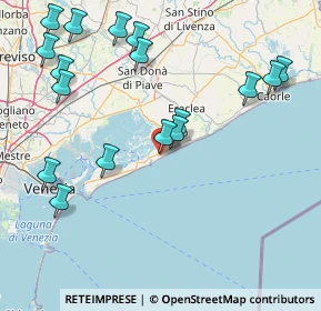 Mappa Via B. Longhena, 30016 Lido di Jesolo VE, Italia (19.13235)