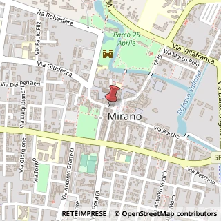 Mappa Via Castellantico, 5, 30035 Mirano, Venezia (Veneto)