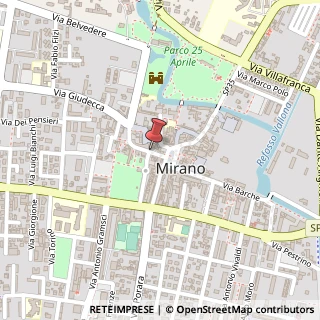 Mappa Via Castellantico, 18, 30035 Mirano VE, Italia, 30035 Mira, Venezia (Veneto)