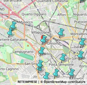 Mappa Via Giuseppe Cuzzi, 20155 Milano MI, Italia (2.93)